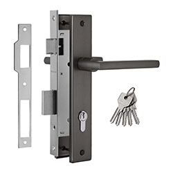 Замок врезной № 108-85 К Графит НОРА-М