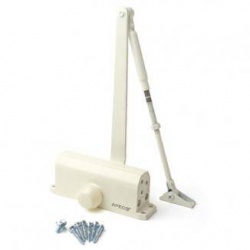 Доводчик дверной Апекс ДС-25/80 100-М-W Белый