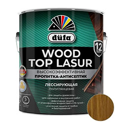 Пропитка-Антисептик для дерева Орех 2,5 л Dufa Wood top Lasur