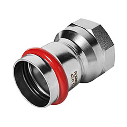 Переходник ВПр-ВР Ø 42х1"1/2 Нержавеющая сталь пресс ROMMER