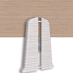 Торцевые заглушки для плинтуса Деконика Д-П70 мм Дуб северный 213