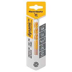 Сверло по металлу ЦХ 4,0 мм 2 шт Rennbohr CARD