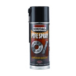 Смесь минерального масла с ПТФЭ тефлон SOUDAL PTFE SPRAY 400 мл