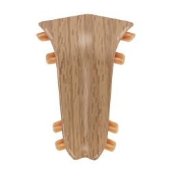 Внутренний угол для плинтуса К55 Комфорт Бук