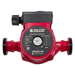 Циркуляционный насос VCP 25-60G 180 мм с гайками VALFEX RS25/6G-180