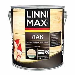 Лак алкидно-полиуретановый для паркета и полов матовый 2,5 л Linnimax