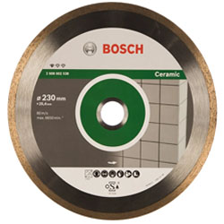 Круг алмазный БОШ 230*1,6*25,4 мм станок сплошной керамик
