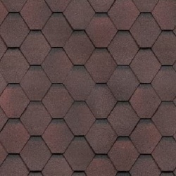 ТехноНИКОЛЬ Shinglas цвет гранат коллекция Кадриль