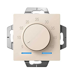 Термостат электронный теплого пола с датчиком 10A Бежевый Systeme Electric ATLASDESIGN