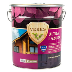 Декоративная пропитка для дерева Veres Ultra Lazura №29 Старое дерево 20 л