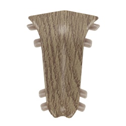 Внутренний угол для плинтуса К55 Комфорт Дуб рустик