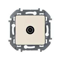 Розетка ТВ звезда 2дБ 0-2400мГц Слоновая кость Legrand INSPIRIA