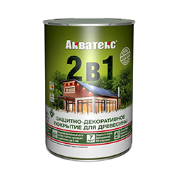 Акватекс грунт-антисептик 2в1 0,8 л Сосна