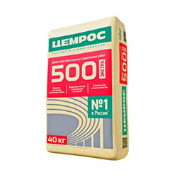 Цемент ЦЕМРОС ЭКСТРА ЦЕМ II /А-П 42,5Н ТУ 40 кг М500