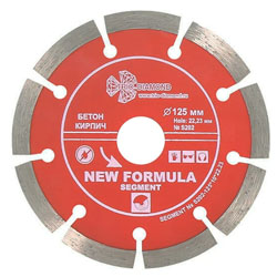 Алмазный диск Trio Diamond Сегментный New Formula 125х22,2 мм