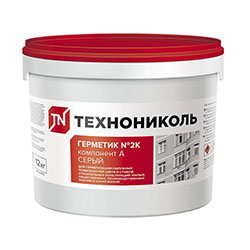 Герметик Серый ведро 12 кг ТЕХНОНИКОЛЬ 2К