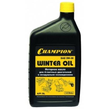 ЧЕМПИОН масло SAE 5W-30 для 4-х тактных двигателей 1 л Зимнее