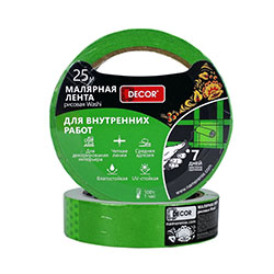 Малярная лента Зеленая DECOR