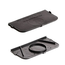 Заглушка торцевая пластиковая для водоотводных лотков DN100 H55-H70 AQUASTOK