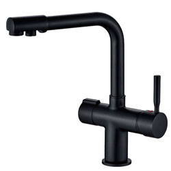 Смеситель для кухни с подключением фильтра латунь VALFEX Boreas Black-2 VF.70088-7