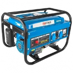 Бензогенератор СОЮЗ ЭГС - 87300 мощность 2,0 кВт ручной запуск