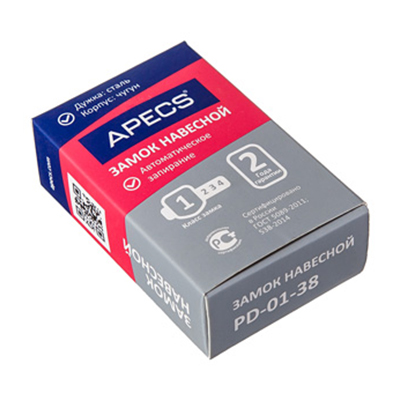 Картинка Замок навесной APECS PD-01-38