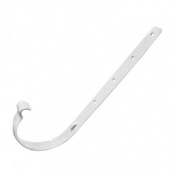 Baufort Водосточка Кронштейн желоба 320 мм Белый Эконом 3 мм