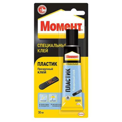 Момент КЛЕЙ ПЛАСТИК 30 мл