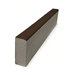 Бордюр тротуарный 1000х80х200 Коричневый Braer