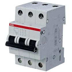 Автоматический выключатель 3п SH203 С 20А 4,5кА ABB