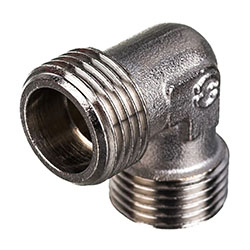 Угольник НН 1/2' никелированный STOUT