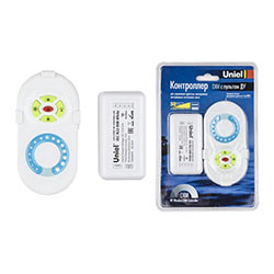 Контроллер управления одноцветными светодиодными источниками света Uniel 12B ULC-R22-DIM WHITE