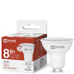 Лампа светодиодная LED-JCDRC-VC 8Вт 230В GU10 4000К 720Лм IN HOME