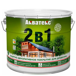 Акватекс грунт-антисептик 2в1 9 л Орех