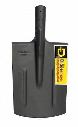 Картинка Лопата штыковая прямоугольная Diggermaer с деревянным черенком 1470х420х210 мм