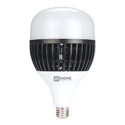 Лампа светодиодная LED-HP-PRO 100Вт 230В E27 с адаптером Е40 6500К 9500Лм IN HOME Лампа светодиодная LED-HP-PRO 100Вт 230В E27 с адаптером Е40 6500К 9500Лм IN HOME