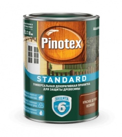 Pinotex Standard Красное дерево 0,9 л
