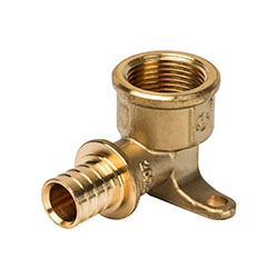 Уголок ВР 20х3/4' с креплением аксиальный STOUT