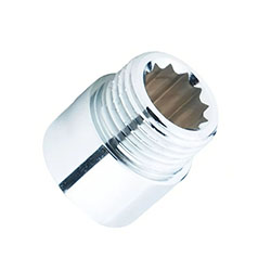 Удлинительная гайка НВ 3/4"x10 мм Хром ALATO