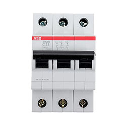 Автоматический выключатель 3п SH203 С 32А 6.0кА ABB