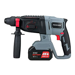 Перфоратор аккумуляторный беcщеточный кейс PROFIPOWER MKDHR-18V