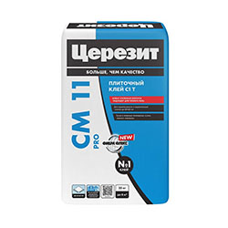 Клей для керамической плитки Церезит СМ 11 Про 25 кг