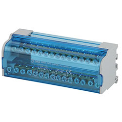 Шина на DIN-рейку NO-224-14 в корпусе Кросс-модуль ШНК 2х15 L+PEN ERA
