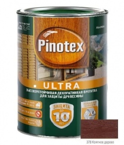 Pinotex Ultra Красное дерево 1 л