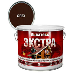 Акватекс Экстра антисептик 9 л Орех