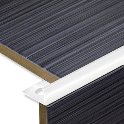 Профиль ПК-01 Серебро люкс для наружных углов толщина 12 мм длина 2,7 м