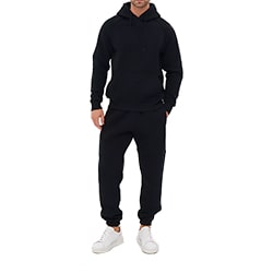 Мужской костюм с капюшоном цвет Черный размер 52 M98035F