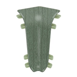 Внутренний угол для плинтуса К55 Комфорт Зеленый