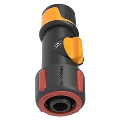 Коннектор ФИСКАРС для шланга 3/4 с переключателем