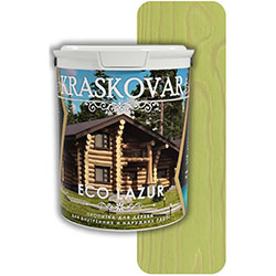 Пропитка для дерева 0,9 л Фисташковый Kraskovar Eco Lazur